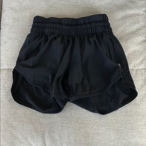 Black lululemon shorts